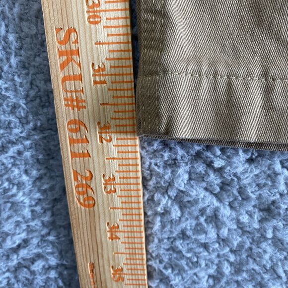 Carhartt Pants Mens 42x32 Loose Fit Canvas Carpenter Jean B324 Beige Tan Rugged - Picture 8 of 16